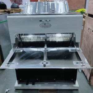 Stainless Steel Automatic Double Frame Bread Slicer, Capacity: 500 Loaf/Hr